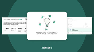 TEACHABLE STRENGTHENS PLATFORM WITH A SUITE OF NEW FEATURES FOR CREATORS